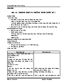 Giáo án Khoa học 4 - Trường tiểu học Vĩnh nguyên 1 - Tuần 16