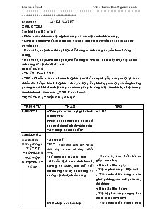 Giáo án Khoa học 4 tuần 23 đến 35