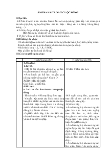 Giáo án Khoa học lớp 4 tuần 22