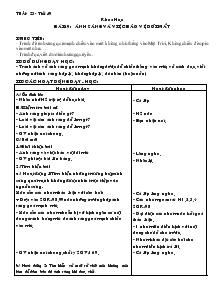 Giáo án Khoa học lớp 4 tuần 25 chuẩn