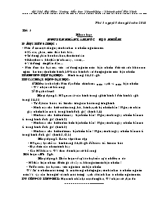 Giáo án Khoa học: Nguyên nhân làm nước bị ô nhiễm