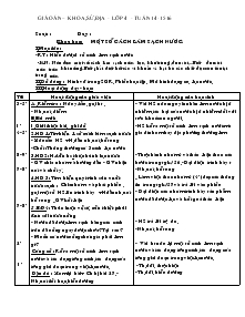 Giáo án Khoa- Sử- Địa lớp 4 tuần 14,15,16