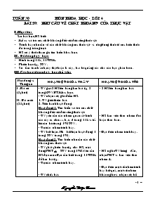 Giáo án Khoa - Sử - Địa lớp 4 và 5 tuần 30