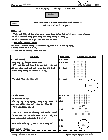 Giáo án khối 4 - Bài 13 đến bài 16