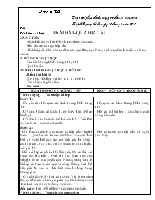 Giáo án khối 4 tuần thứ 30