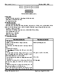 Giáo án Kĩ thuật 4 - Trường Tiểu học Bình Phú C