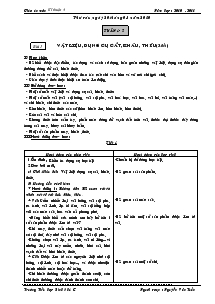 Giáo án Kỹ thuật 4 tuần 1 đến 12