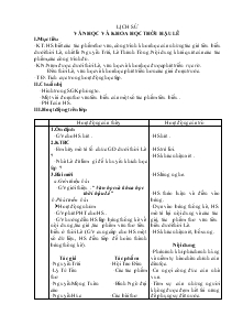 Giáo án Lịch sử, Địa lý - Tuần 23