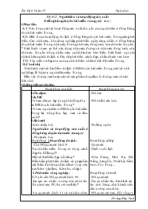 Giáo án Lịch sử, Địa lý - Tuần 29