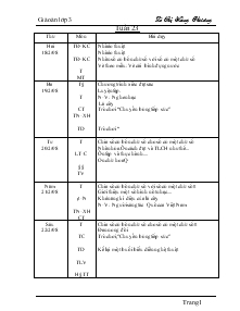 Giáo án lớp 3 - Lê Thị Hồng Phương