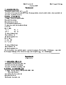 Giáo án Lớp 3 - Năm 2010 - Tuần 15