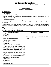 Giáo án Lớp 3 - Năm 2010 - Tuần 21