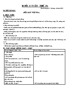 Giáo án Lớp 3 - Năm 2010 - Tuần 24