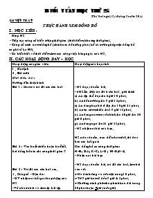 Giáo án Lớp 3 - Năm 2010 - Tuần 25