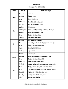 Giáo án lớp 4 - Ngô Thị Xuân Sanh - Tuần 31