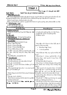 Giáo án lớp 4 - Trường Tiểu học Nam Thanh