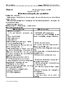 Giáo án lớp 4 tuần 13 - Trường Tiểu học Võ Thị Sáu