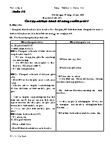 Giáo án lớp 4 tuần 18 - Trường Tiểu học Võ Thị Sáu