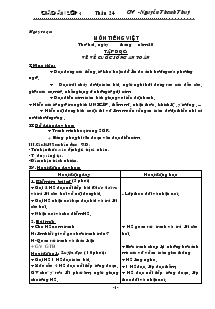 Giáo án lớp 4 tuần 24 - Trường tiểu học Phú Hiệp