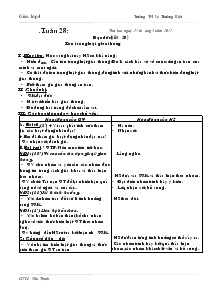 Giáo án lớp 4 tuần 28 - Trường Tiểu học Võ Thị Sáu