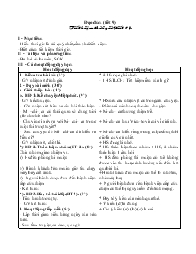 Giáo án lớp 4 tuần 9 - Trường Tiểu học Võ Thị Sáu
