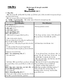 Giáo án lớp 4 tuần6 - Trường Tiểu học Võ Thị Sáu