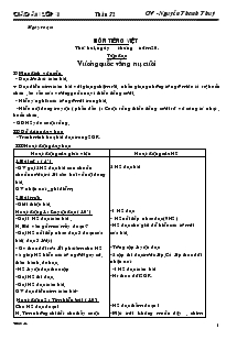 Giáo án lớp 4A tuần 32