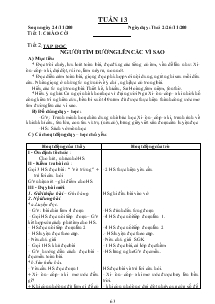 Giáo án lớp 5 (chuẩn kiến thức kĩ năng) - Tuần 13