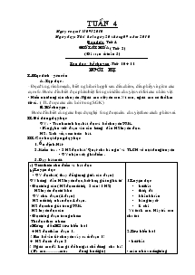 Giáo án lớp 5 (chuẩn kiến thức kĩ năng) - Tuần 4