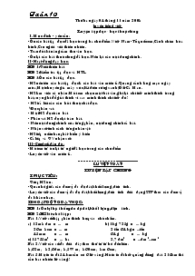 Giáo án lớp 5 tuần 10 buổi chiều