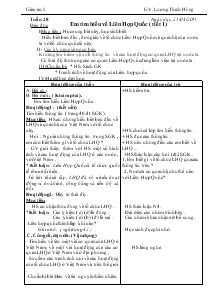 Giáo án lớp 5 - Tuần 28 đến tuần 32