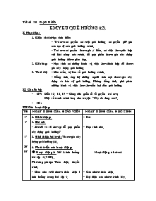 Giáo án môn Đạo Đức 5 - Bài: Em yêu quê hương (tiết 2)