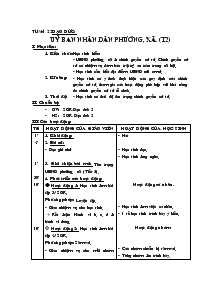 Giáo án môn Đạo Đức 5 - Uỷ ban nhân dân phường, xã (tiết 2)