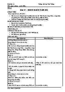 Giáo án môn Địa lý 4 - Bài 17: Đồng bằng Nam Bộ