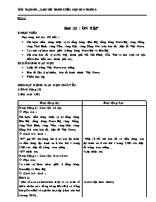 Giáo án môn Địa lý 4 - Bài 23: Ôn tập