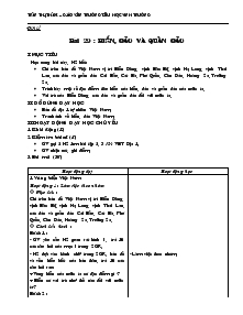 Giáo án môn Địa lý 4 - Bài 29: Biển, đảo và quần đảo