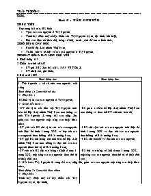 Giáo án môn Địa lý 4 - Bài 5: Tây nguyên