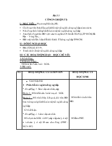 Giáo án môn Địa lý 5 - Bài 13: Công nghiệp (tiếp)