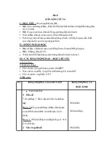 Giáo án môn Địa lý 5 - Bài 8: Dân số nước ta