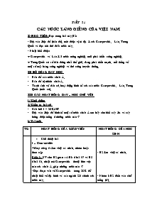 Giáo án môn Địa lý 5 - Tiết 21: Các nước láng giềng của Việt Nam