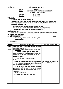 Giáo án môn Địa lý, Lịch sử 4 - Lê Văn Tính - Tuần 14