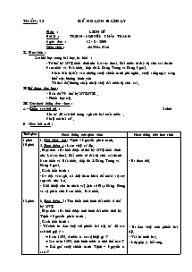 Giáo án môn Địa lý, Lịch sử 4 - Lê Văn Tính - Tuần 25