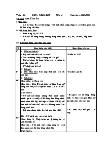 Giáo án môn Khoa học 5 - Tuần 16