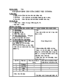 Giáo án môn Khoa học lớp 4 - Tuần 26