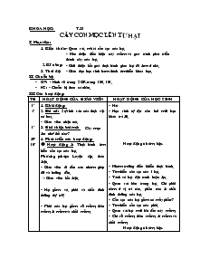 Giáo án môn Khoa học lớp 4 - Tuần 27