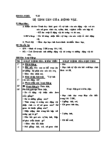 Giáo án môn Khoa học lớp 4 - Tuần 28