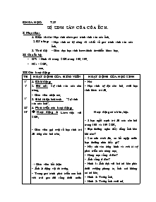 Giáo án môn Khoa học lớp 4 - Tuần 29