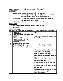 Giáo án môn Khoa học lớp 4 - Tuần 30