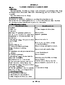 Giáo án môn Kĩ thuật lớp 4 - Học kì I