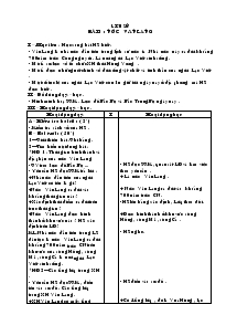 Giáo án môn Lịch sử 4 - Bài 1 đến bài 29